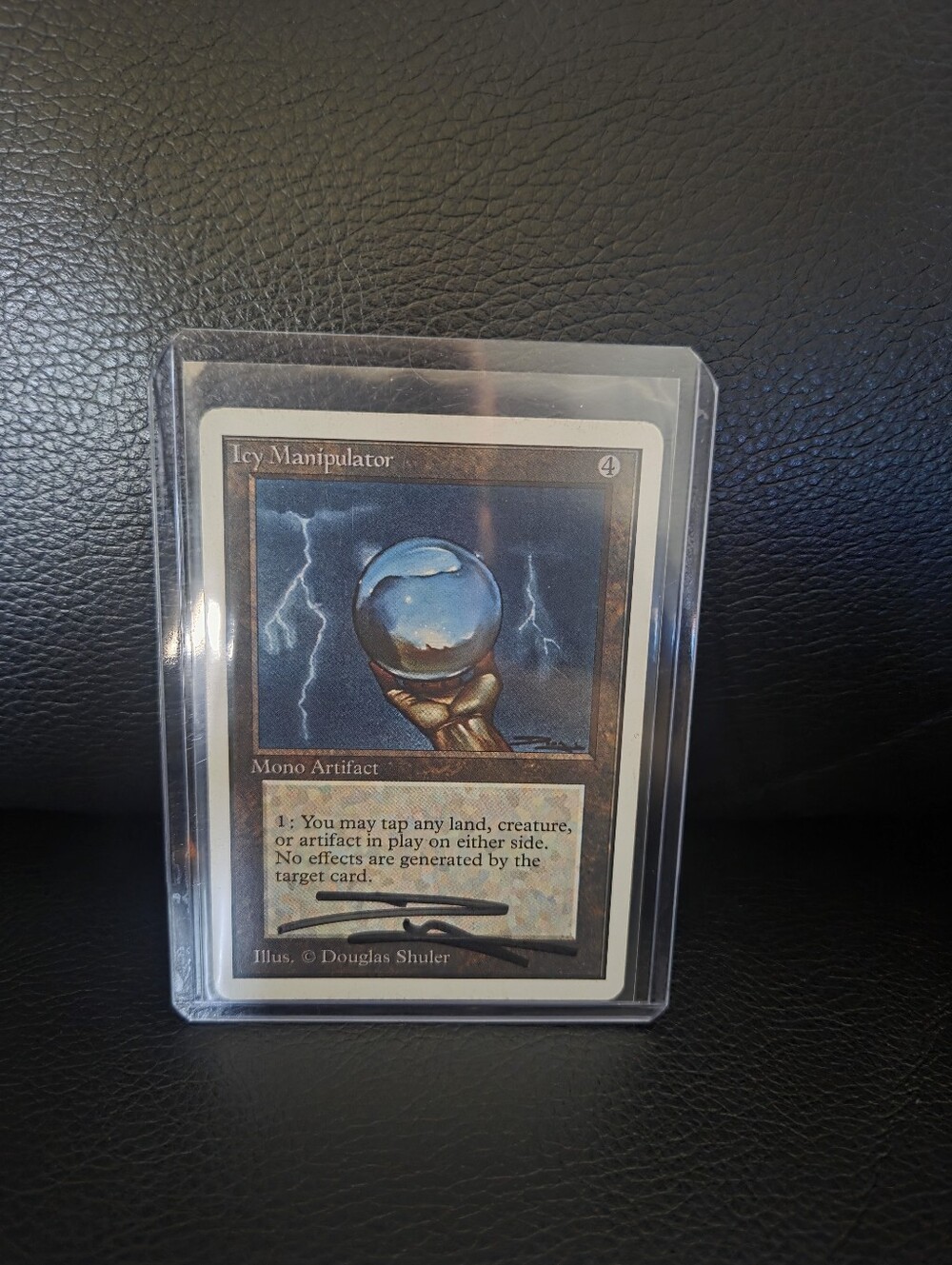 Icy Manipulator MTG Card - Mono Artifact Signed by Douglas Shuler